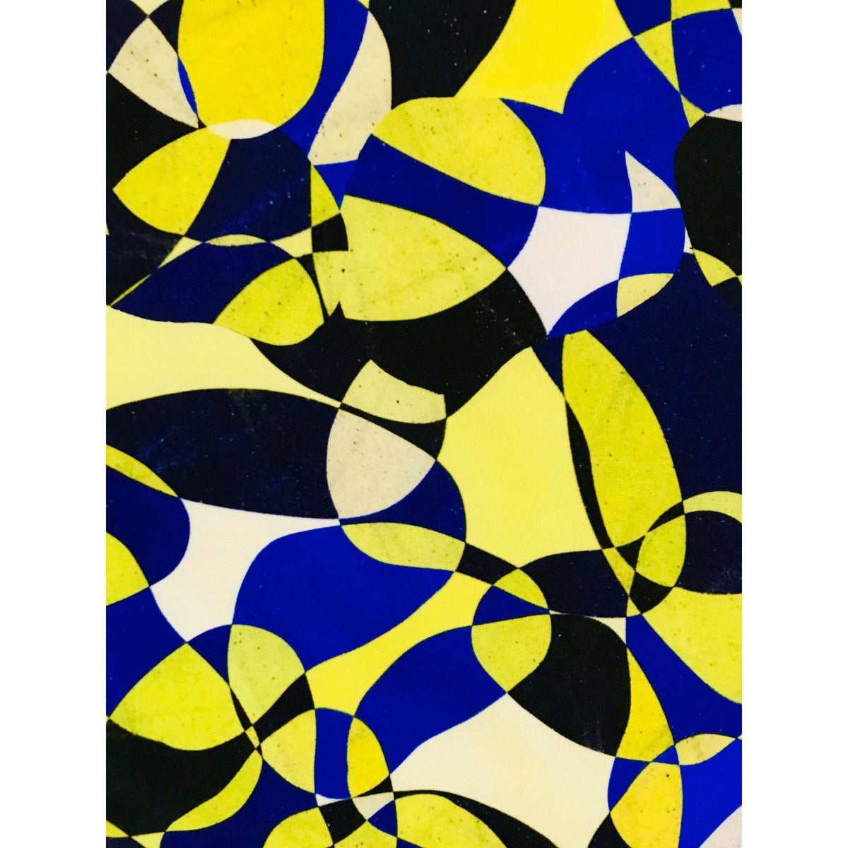 2 Yard Vibrant African Print Knit Stretch Fabric 58 Inch Width