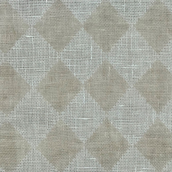 1 Yard Quilted White Beige Linen Mesh Durable Sewing Fabric 65" Width