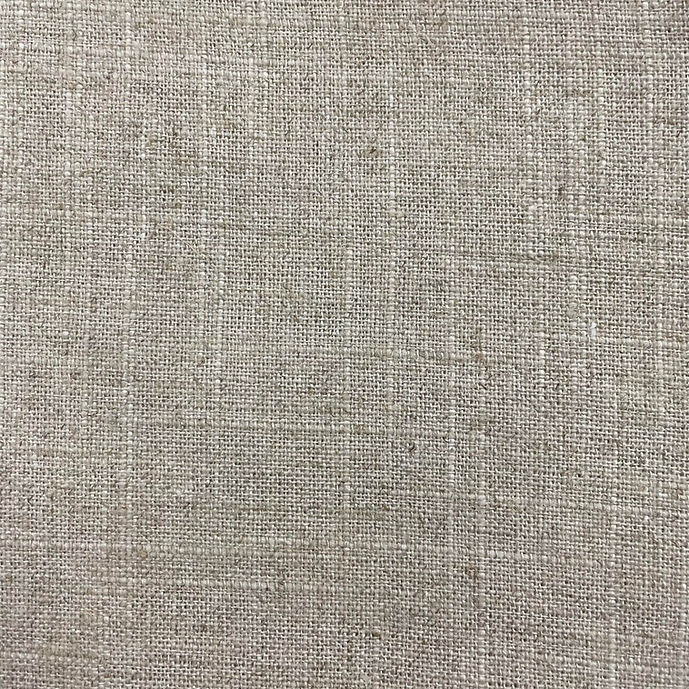 1 Yard Solid Natural Heavyweight Pure Linen Fabric 11 oz Raw Flat 62 Inches Wide