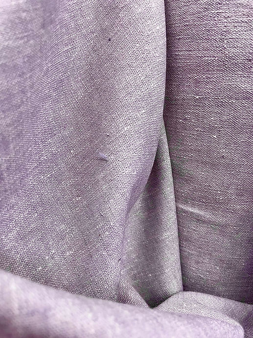 1 Yard Lavender Tweed Two Tone Stretch Linen Cotton Woven Fabric 46 Inches Wide