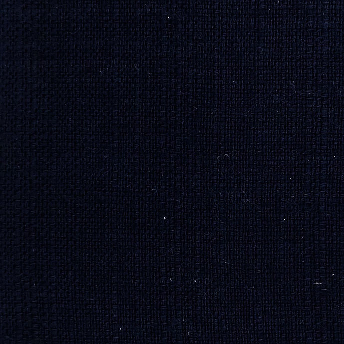 1 Yard Navy Linen Rayon Blend Basket Weave Fabric 60 Inches Wide 5 oz