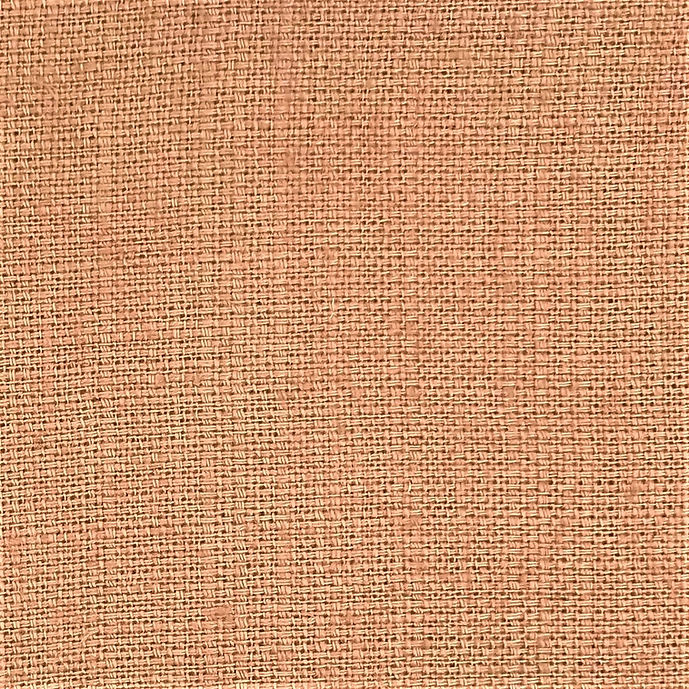 1 Yard Salmon Linen Rayon Blend Basket Weave Fabric 60 Inches Wide 5 oz