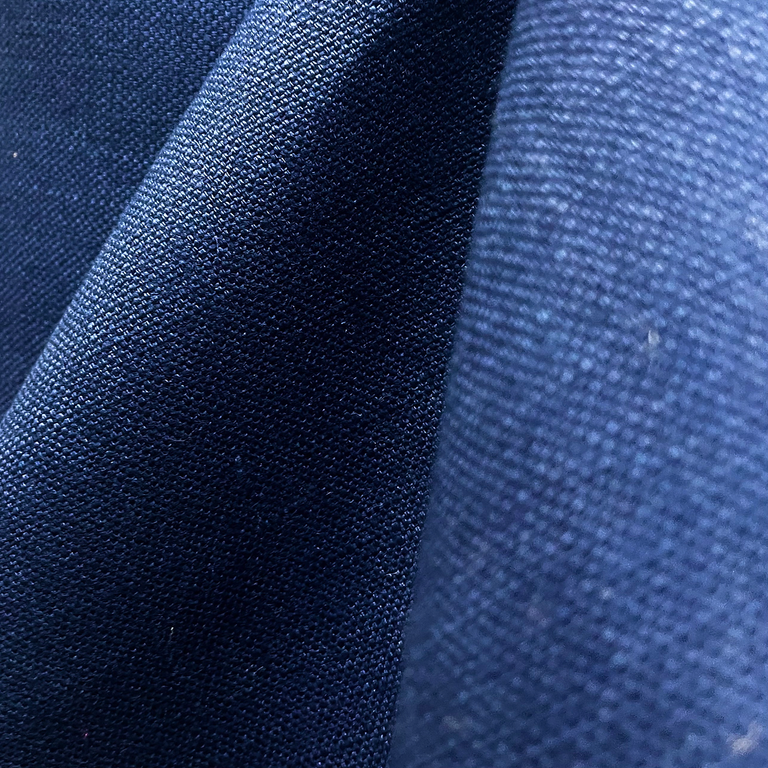 1 Yard Solid Navy Heavyweight Pure Linen Canvas Fabric 10.5 oz Softened 58 Inches Wide
