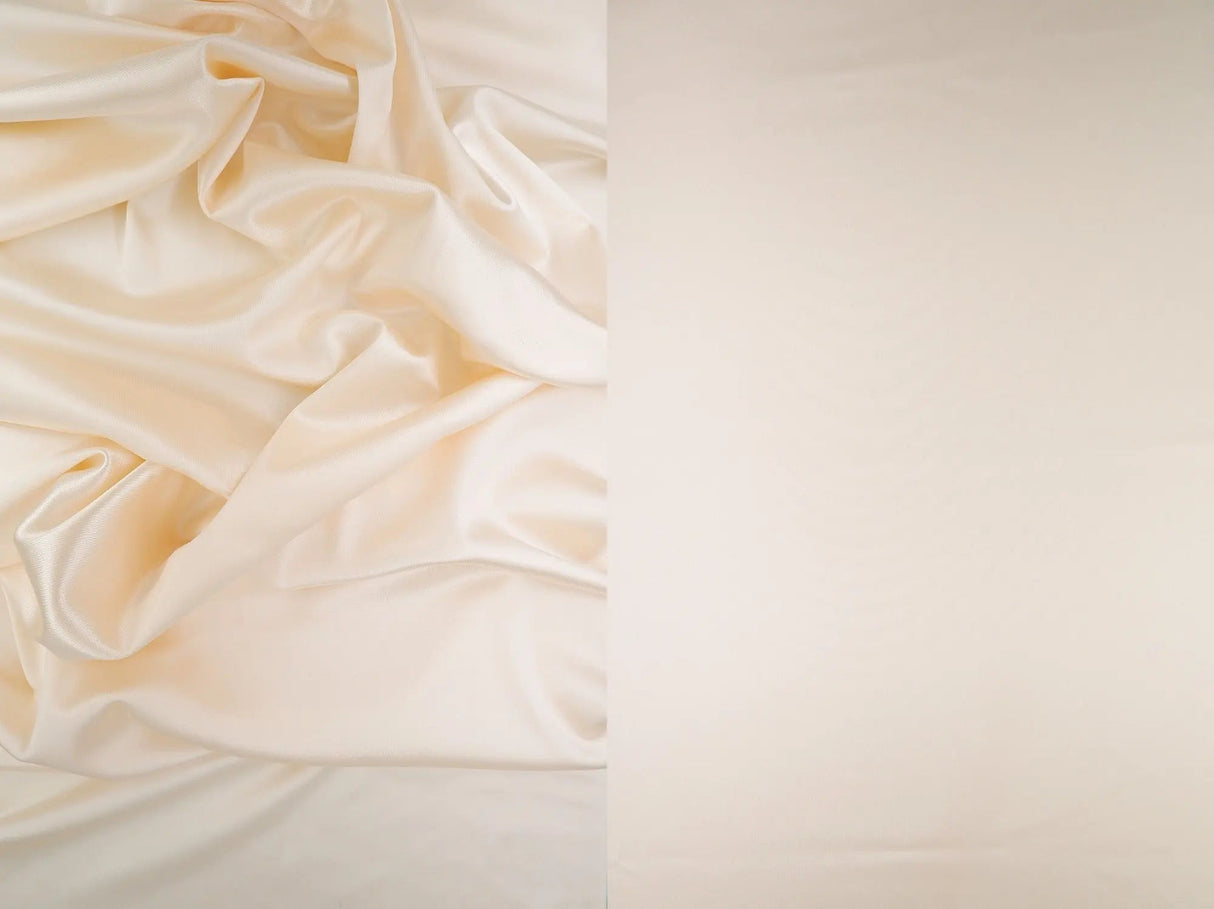 1 Yard Stretch Bridal Satin Fabric 250 GSM, 58/60'' Wide Polyester Spandex Blend