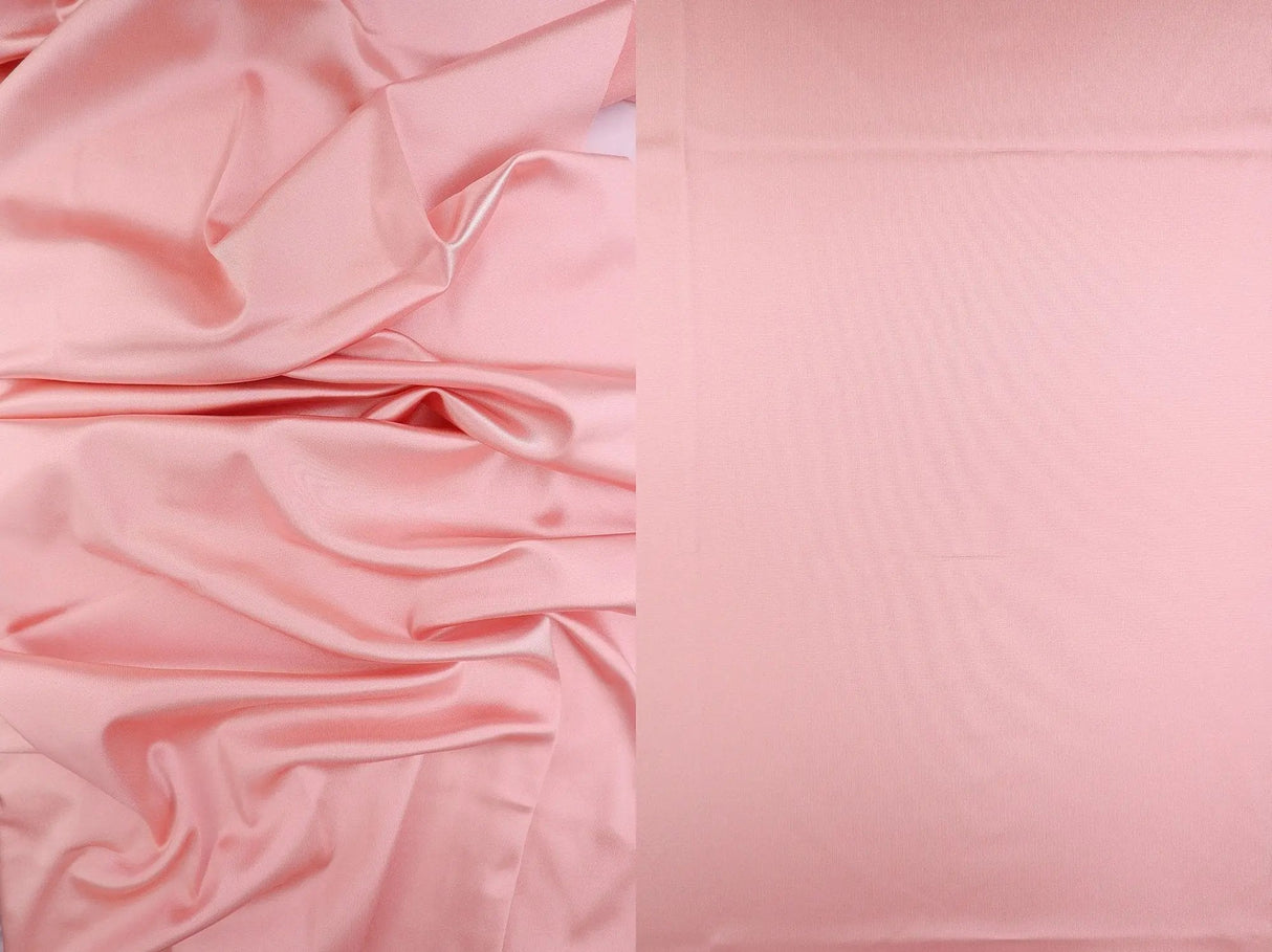 1 Yard Stretch Bridal Satin Fabric 250 GSM, 58/60'' Wide Polyester Spandex Blend