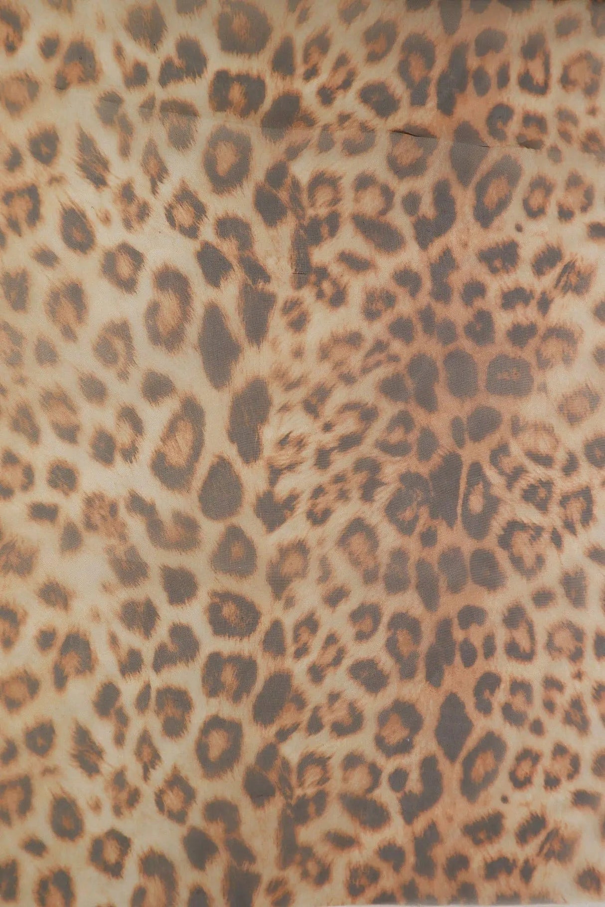 1 Yard Nylon Polyester Organza Animal Print Fabric Sheer Lightweight 58/59" Width