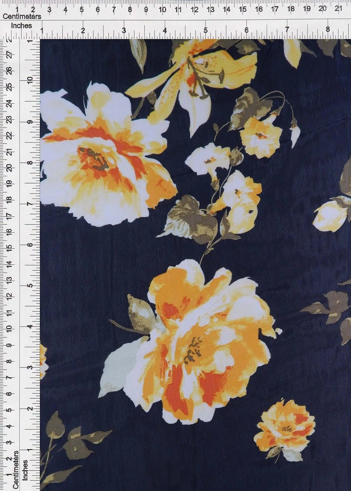 Floral Chiffon Fabric Hi Multi Polyester, 57/58" Wide
