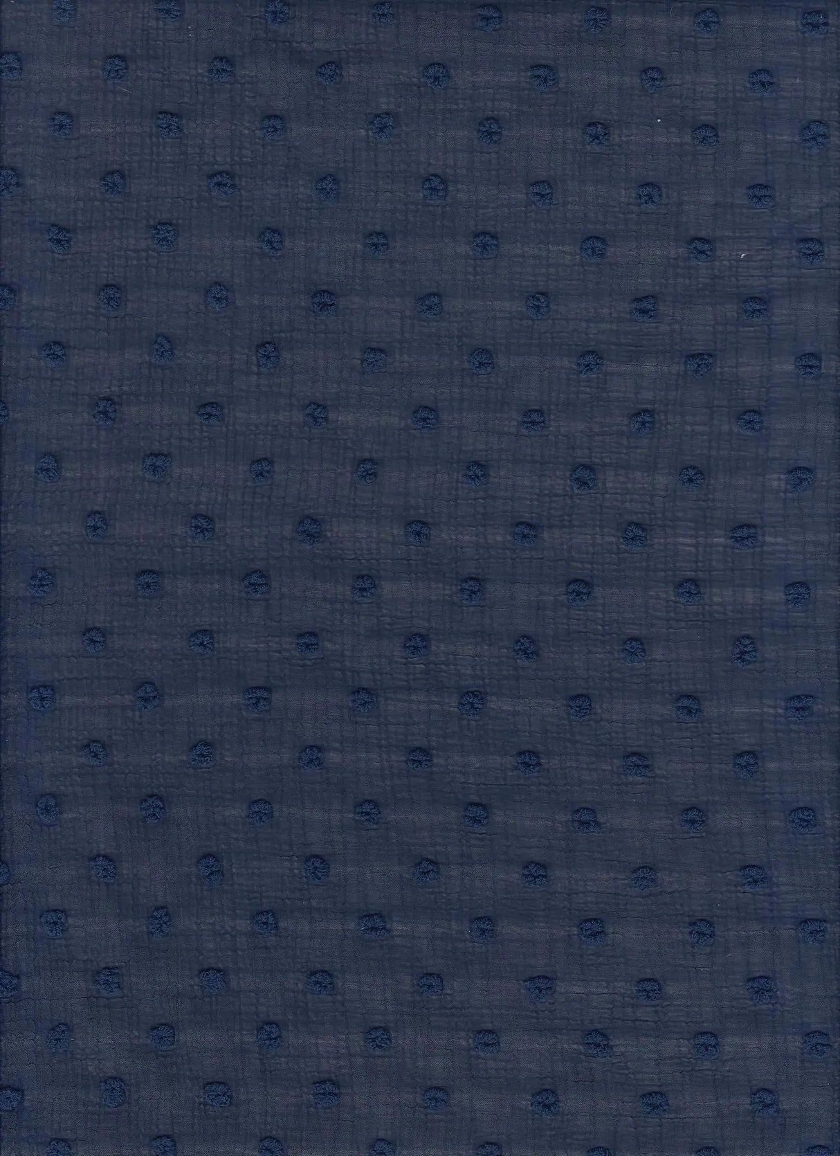Waffle Swiss Dot Chiffon Fabric 100% Polyester 59/60'' Wide