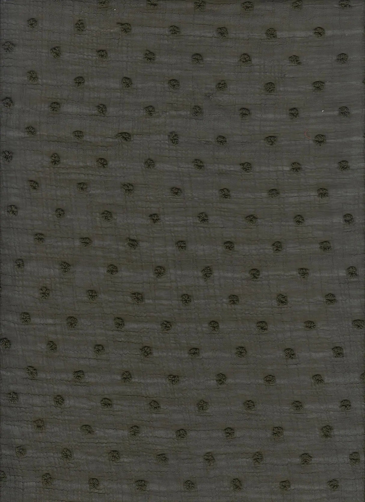 1 Yard Waffle Swiss Dot Chiffon Woven Fabric Textured Sheer Soft Drapery 59/60" Width