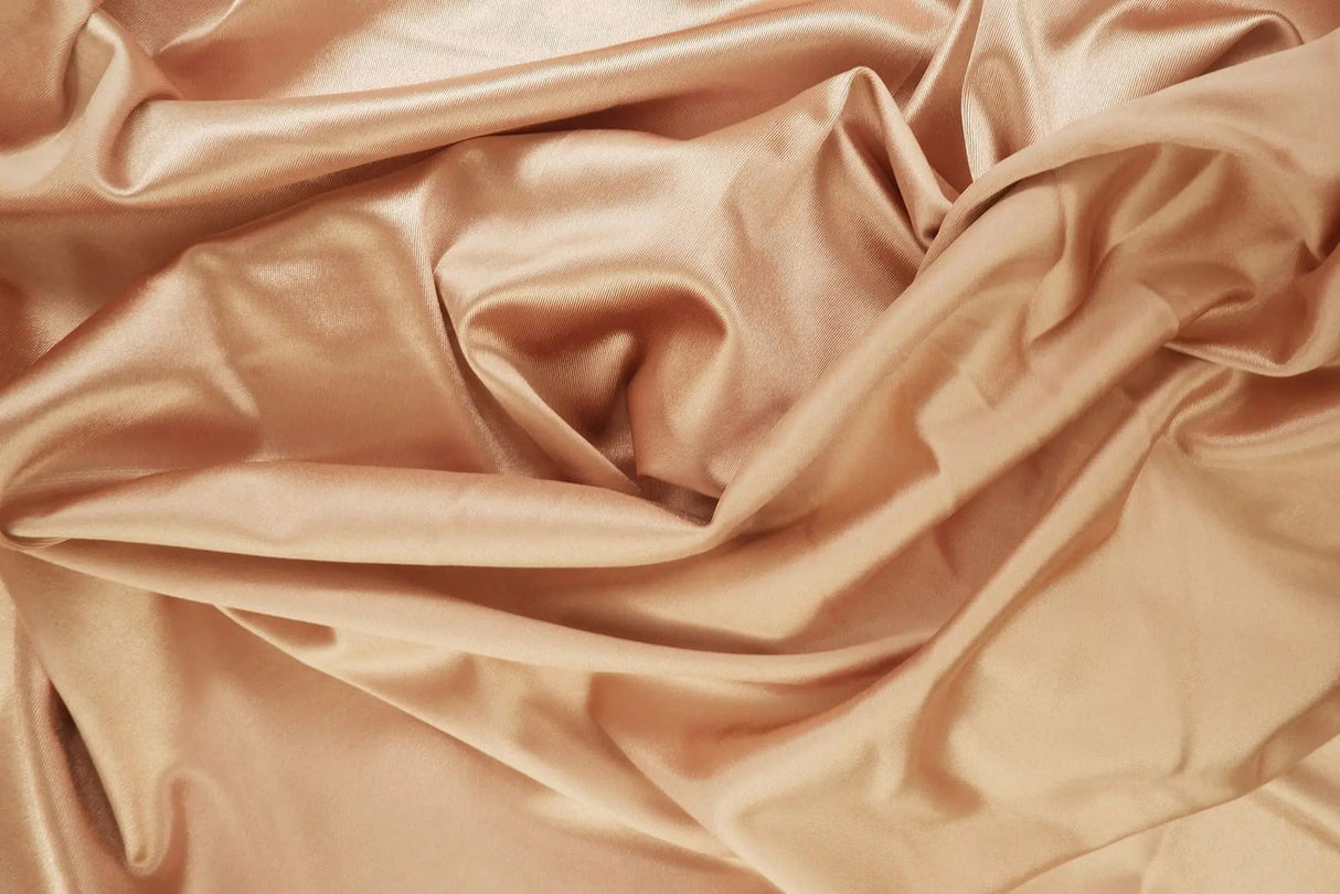 1 Yard Stretch Bridal Satin Fabric 250 GSM, 58/60'' Wide Polyester Spandex Blend