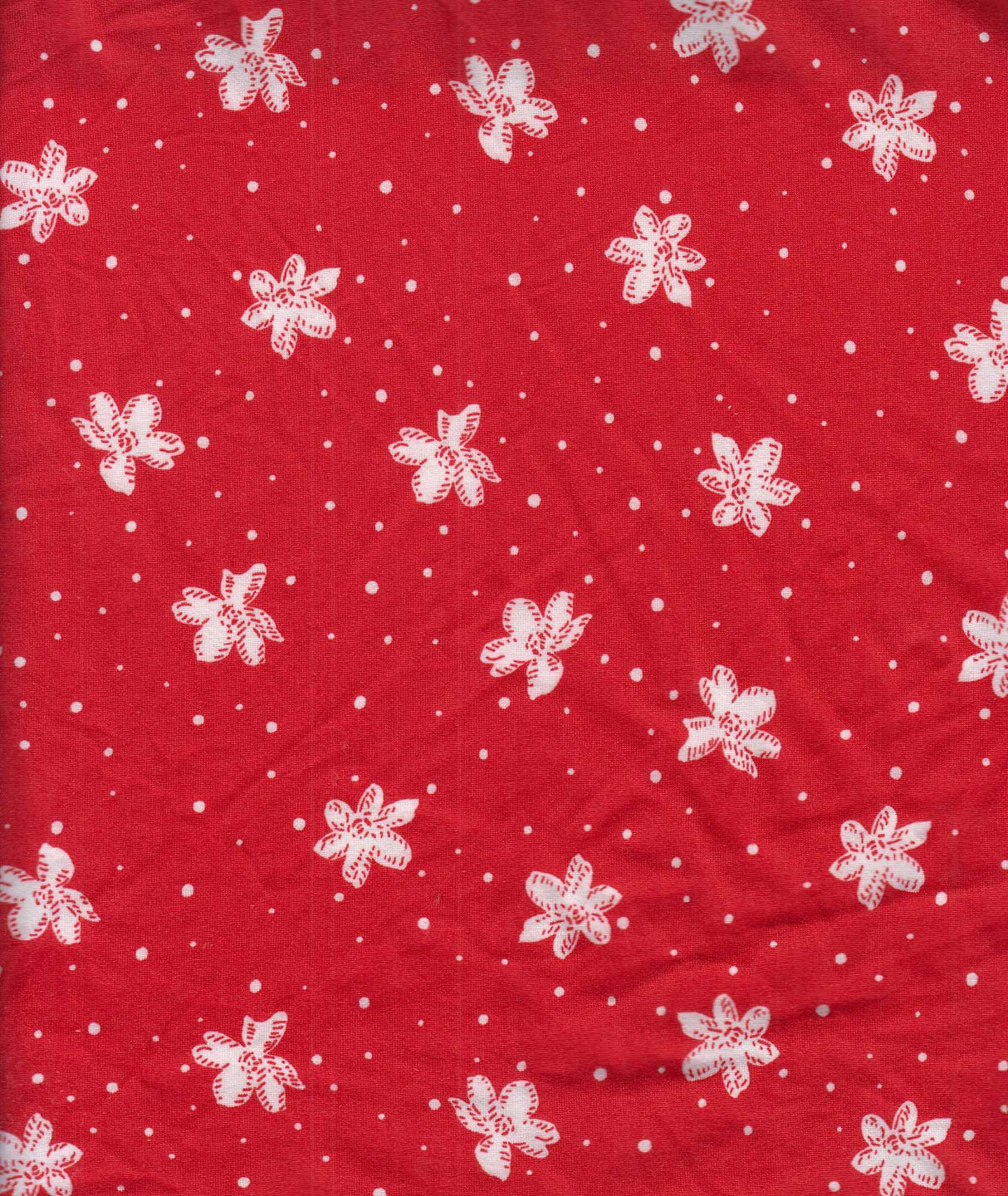 DTY Brushed Ditsy Floral Print Fabric 1 Yard Soft Stretch Flowy 58/60" Wide