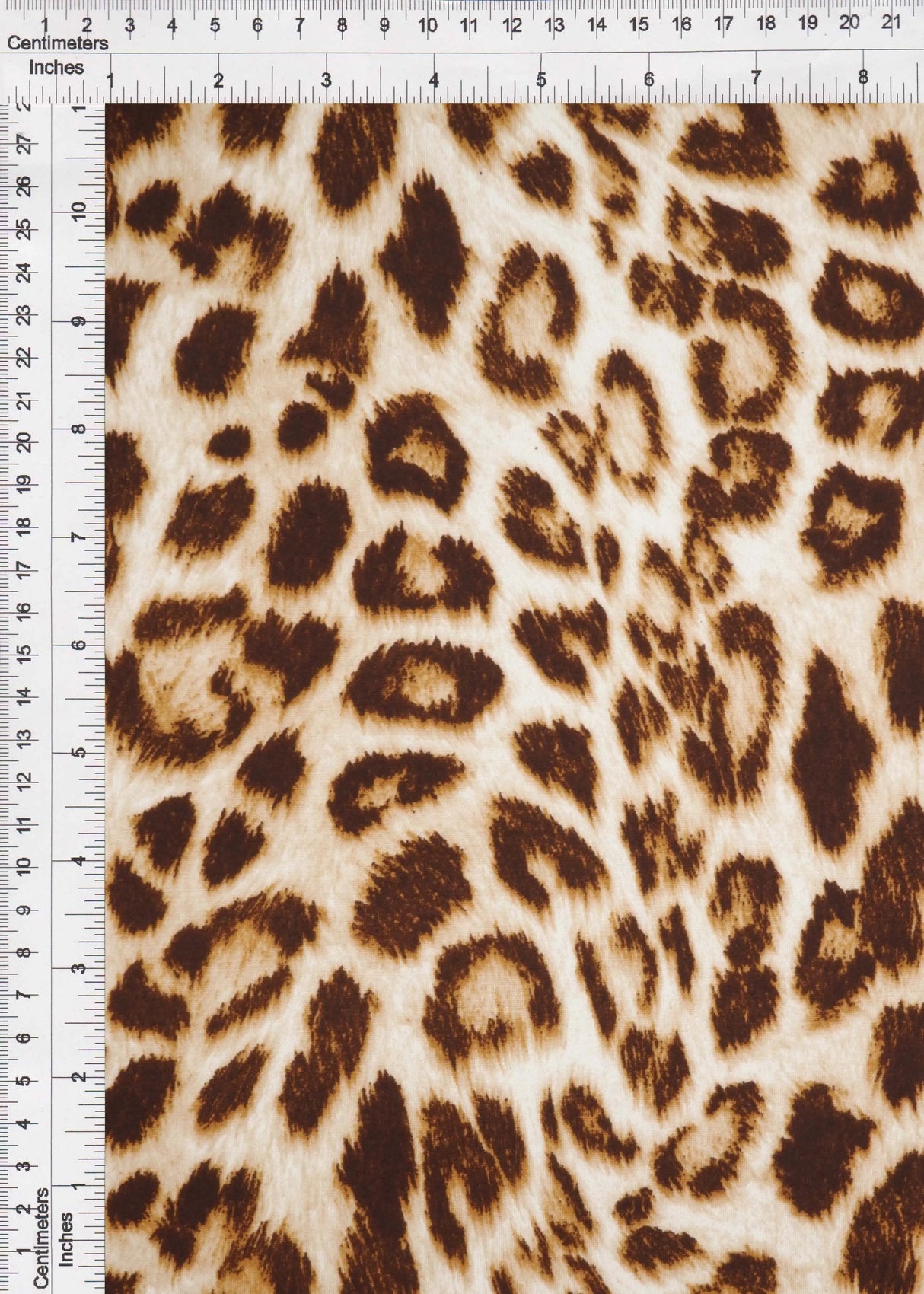 1 Yard Polyester Spandex DTY Brushed Animal Print Fabric 58/60" Width