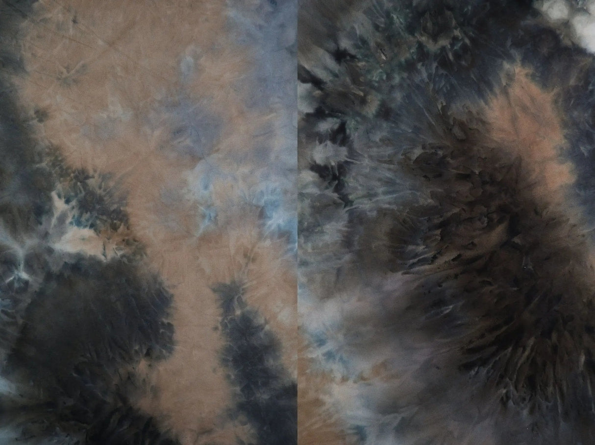 DTY Brushed Tie Dye Knit Fabric 1 Yard Soft Stretch Lightweight 58/60" Wide