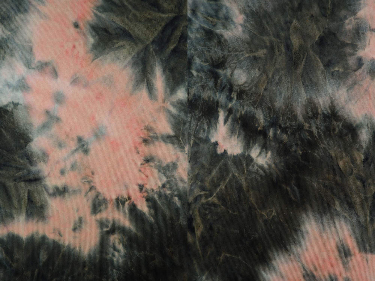 Brushed Tie Dye Sweater Knit Fabric 1 Yard Soft Stretch Cozy 58/60" Wide