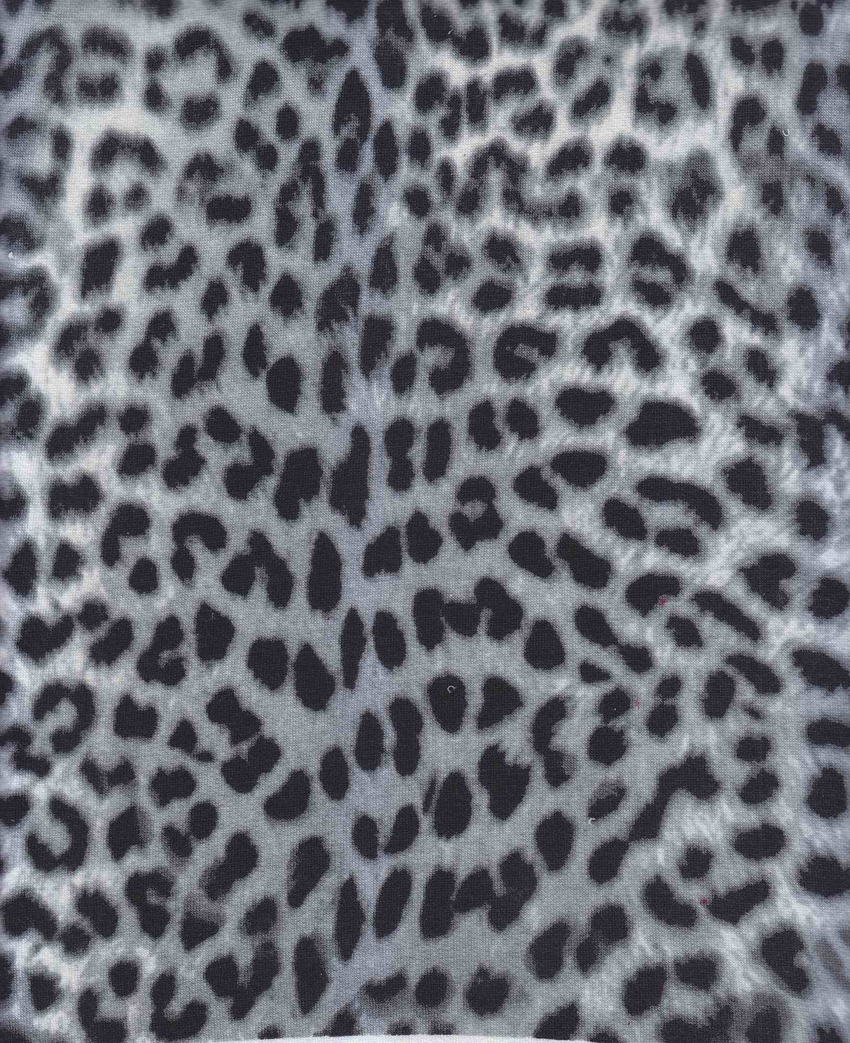 1 Yard French Terry Knit Fabric Animal Print Soft Stretch 58/60" Width