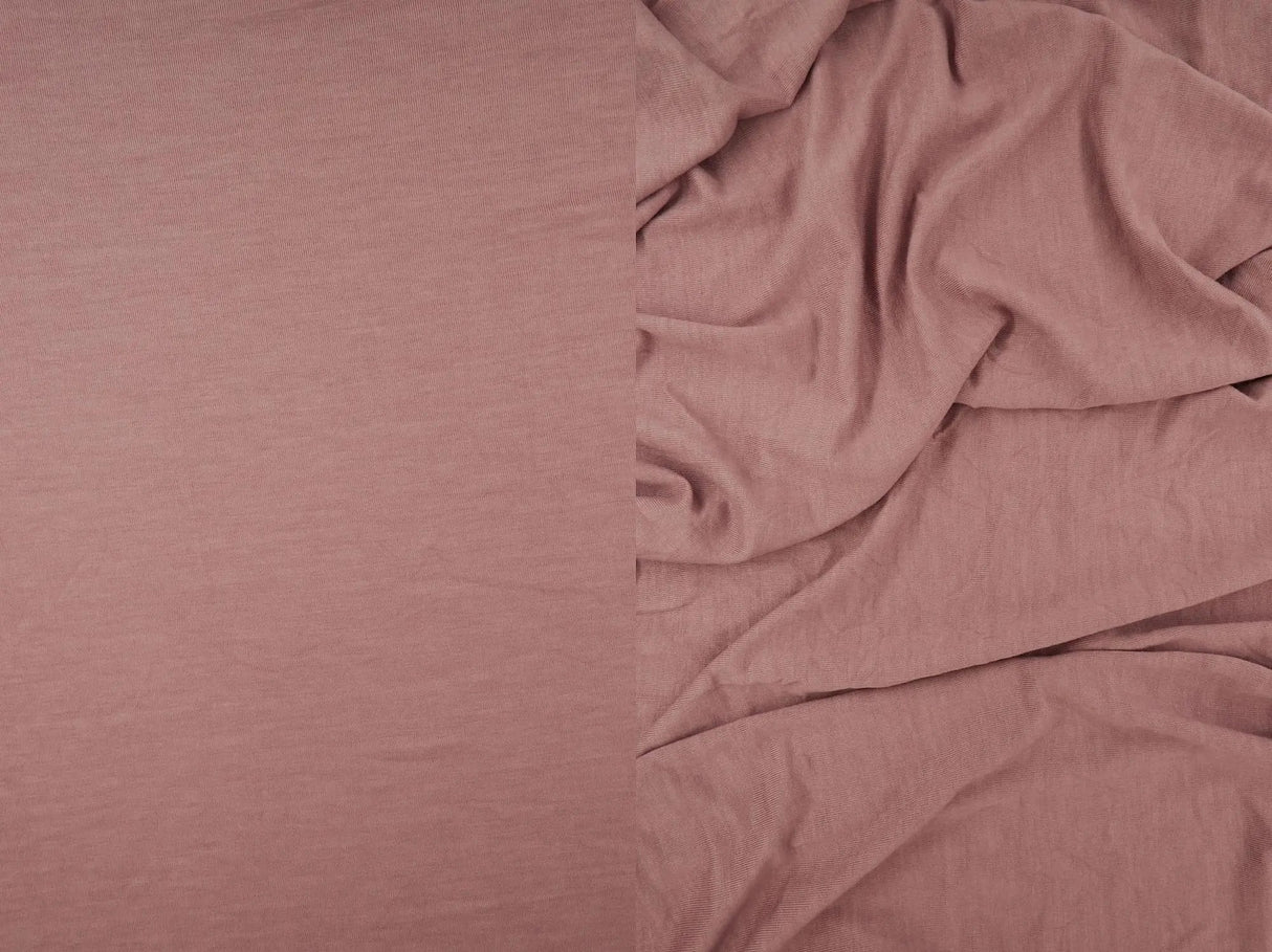 1 Yard Vortex Washed Jersey Solid Fabric, 58/60'' Wide Rayon Spandex Blend