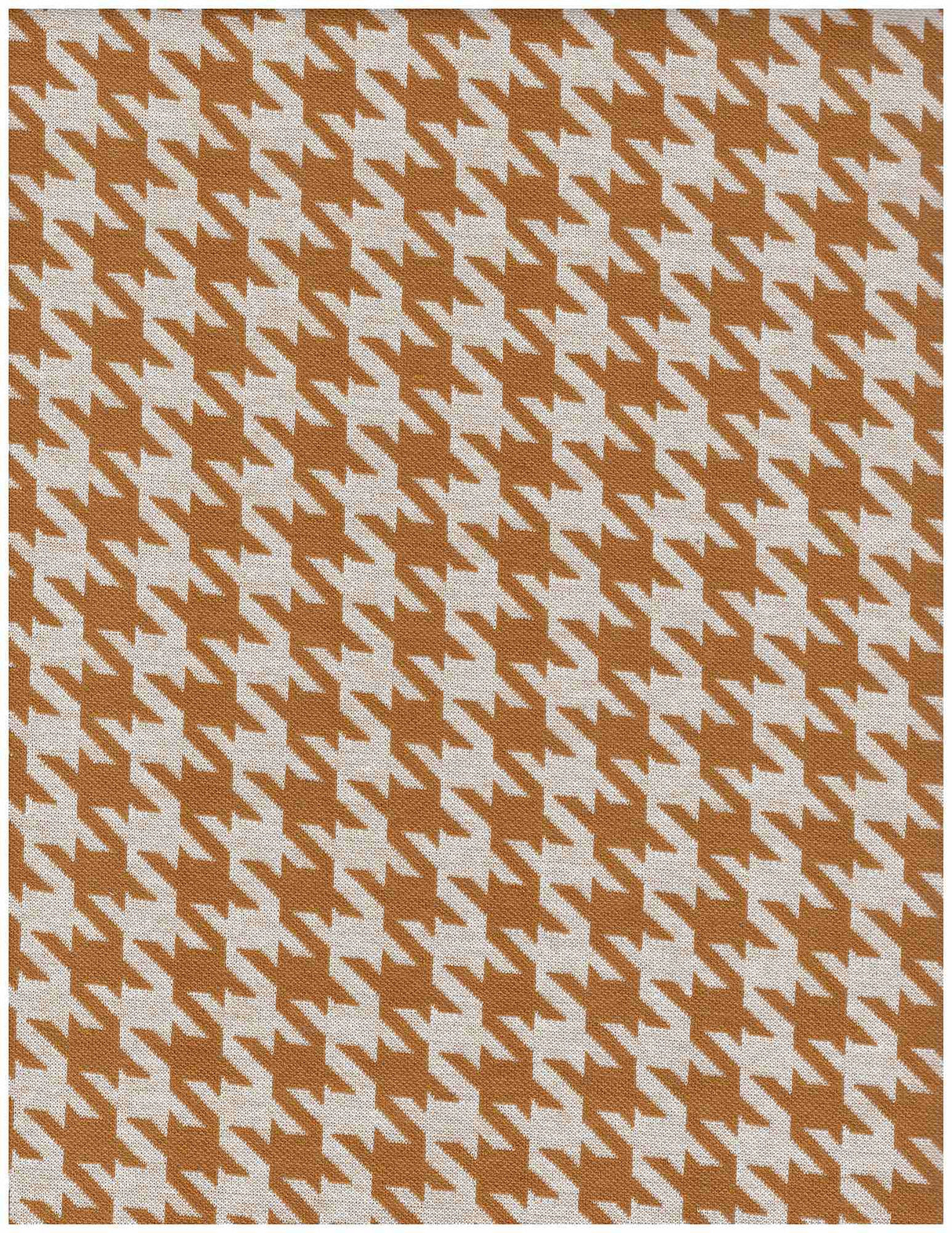 1 Yard Herringbone Jacquard Knit Fabric 260 GSM, 58/60'' Wide Polyester Spandex Blend