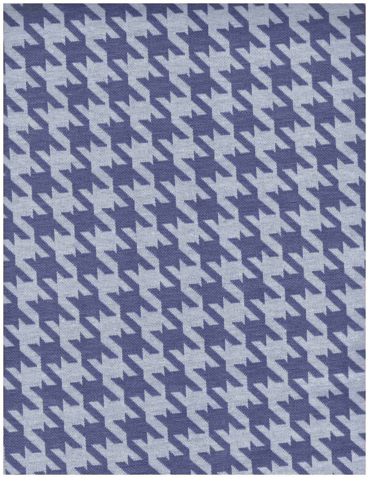 1 Yard Herringbone Jacquard Knit Fabric 260 GSM, 58/60'' Wide Polyester Spandex Blend