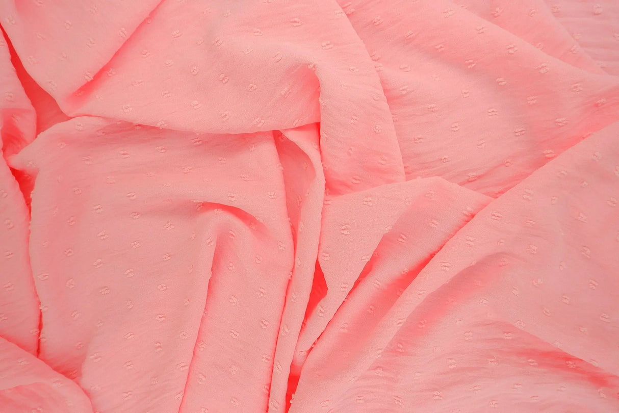 Swiss Dot Airflow Cey Fabric 100% Polyester Woven, 58/59" Wide Lightweight & Textured