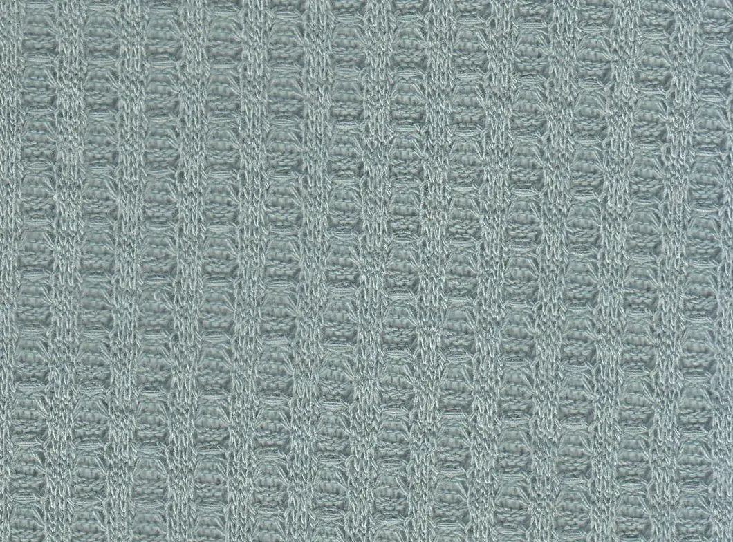 Waffle Solid Knit Fabric 1 Yard Soft Stretch Textured Material 58/60" Wide