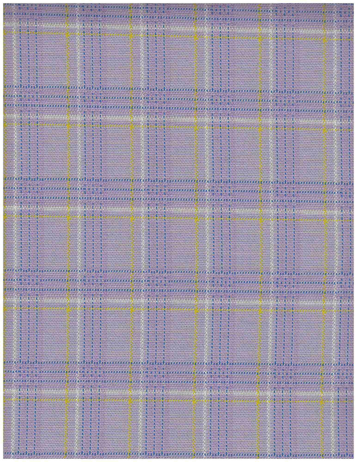 58/60" Double Knit Jacquard Plaid Fabric 87% Polyester 12% Rayon 1% Spandex 230 GSM by Yard