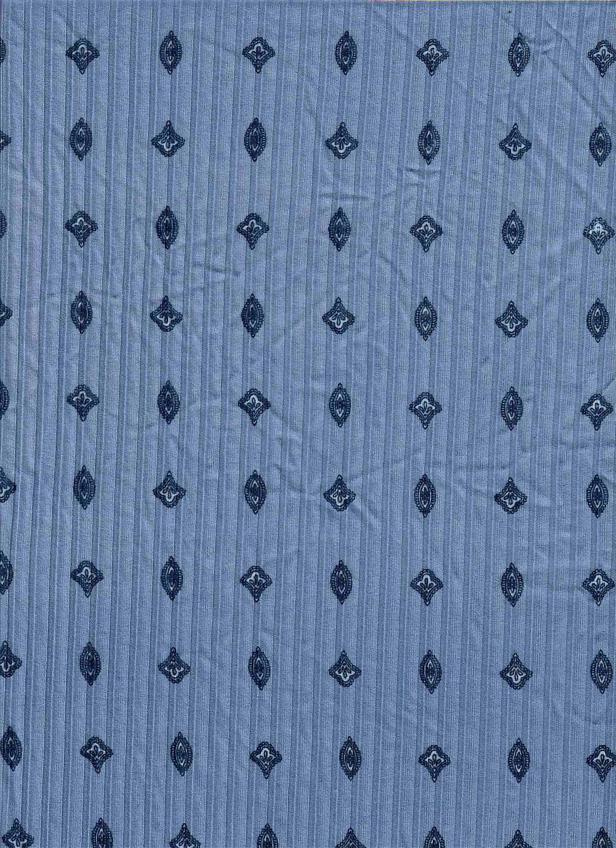 1 Yard Polyester Spandex Yummy Rib Knit Fabric Geo No Print Soft Stretch 58/60" Width
