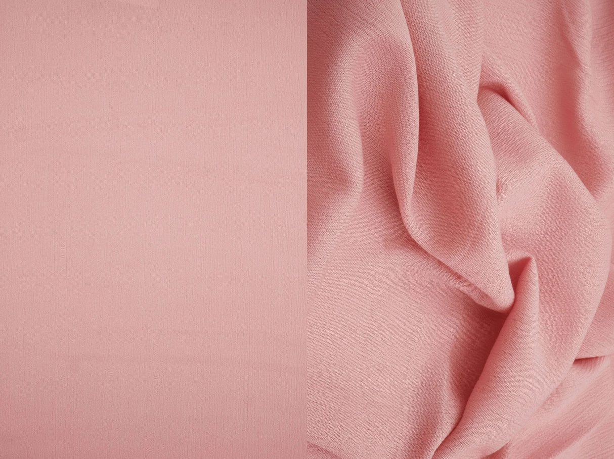 1 Yard Soft Rayon Crepon Fabric Solid Woven Textured Drapery Accent 50/51" Width