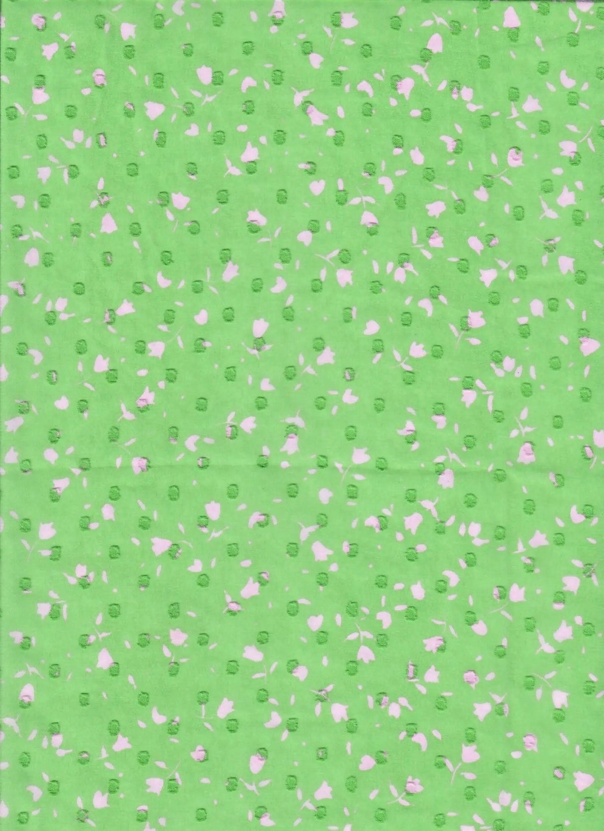 Swiss Dot Chiffon Fabric 100% Polyester Ditsy Small Floral Print 57/58" Wide