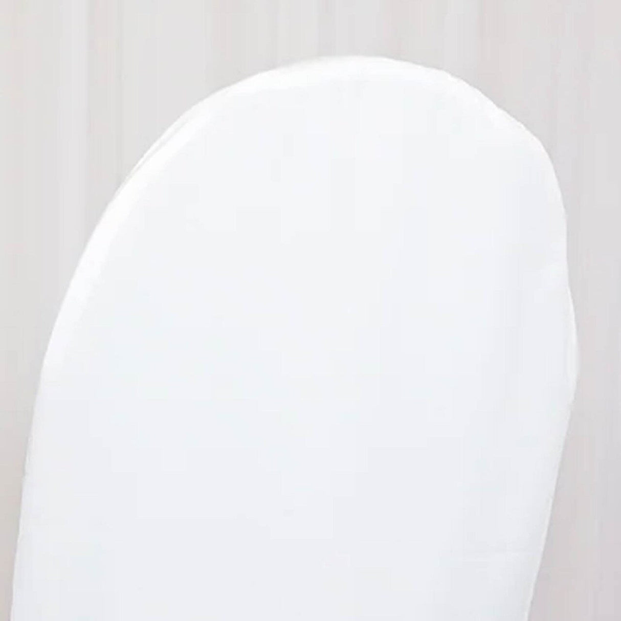 1 Piece White Polyester Banquet Chair Cover Durable Elegant Fit