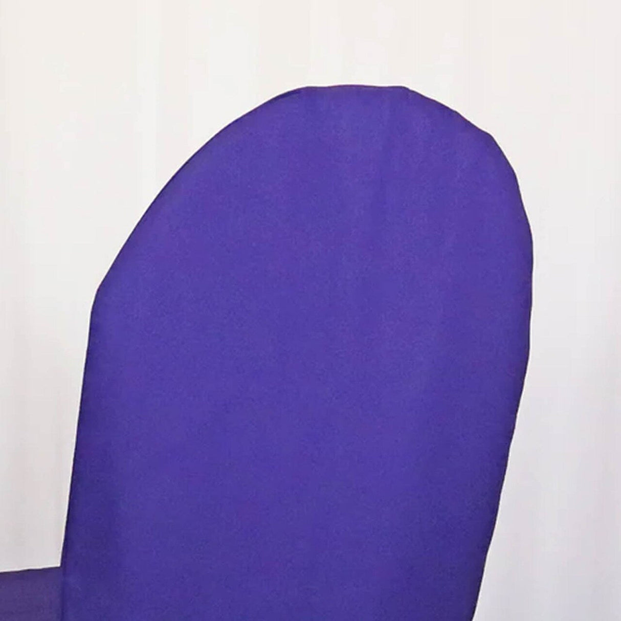 1 Piece Regency Purple Chair Cover, Polyester Banquet Seat Slipcover for Events