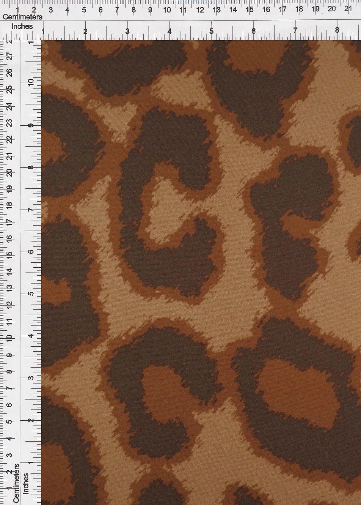 DTY Brushed Animal Print Fabric Soft Stretch Knit, 58/60" Wide