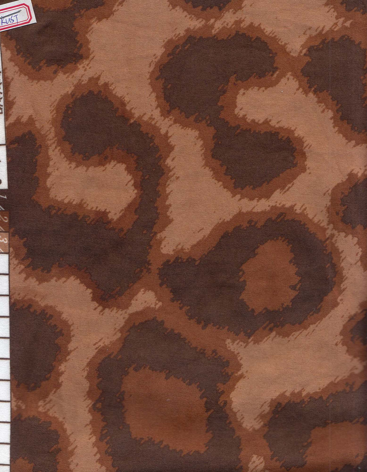 DTY Brushed Animal Print Fabric Soft Stretch Knit 58/60" Wide