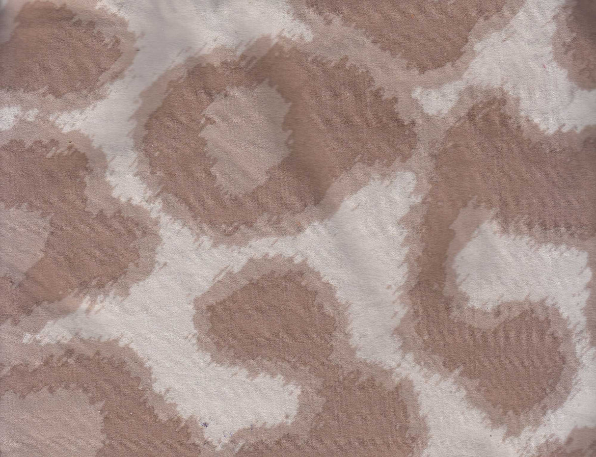 DTY Brushed Animal Print Fabric Soft Stretch Knit, 58/60" Wide