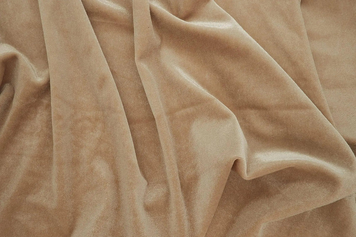 Velvet Solid Fabric 1 Yard Soft Stretch Luxurious Feel 58/60" Wide
