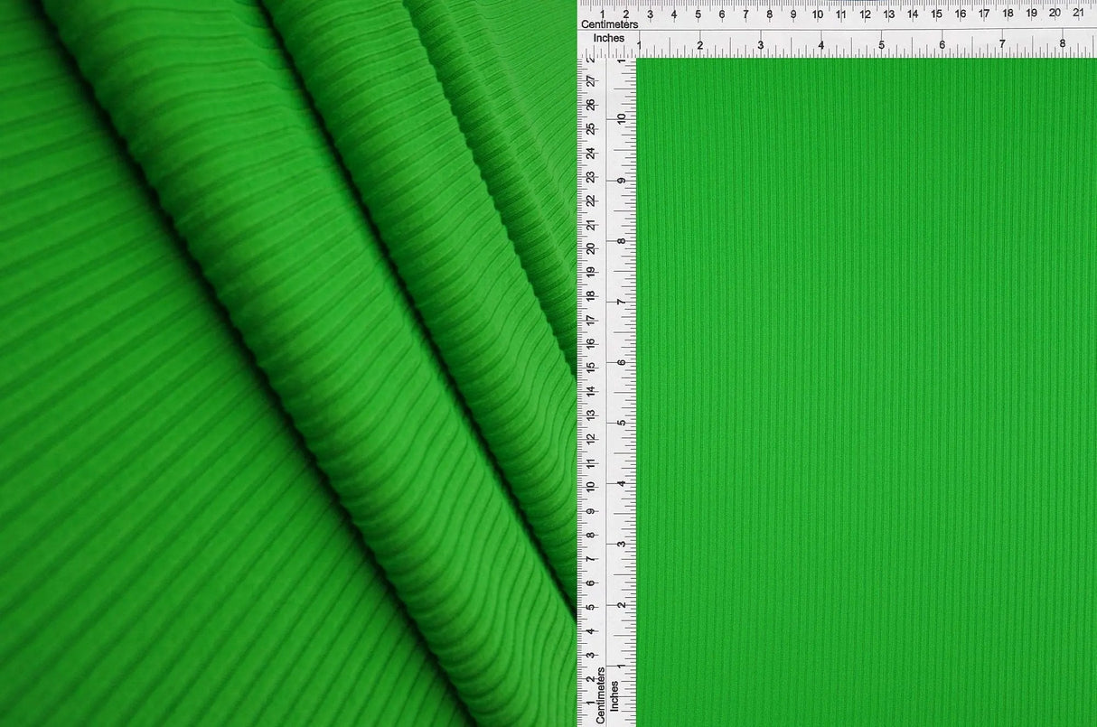 1 Yard 4x2 Yummy Rib Knit Fabric 170 GSM, 58/60'' Wide Polyester Spandex Blend