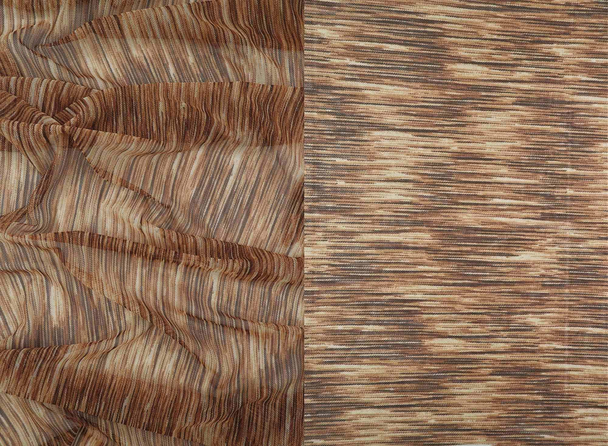 1 Yard Melange Missoni Space Dye Mesh Knit Fabric Lightweight Stretch 54 Inches Wide