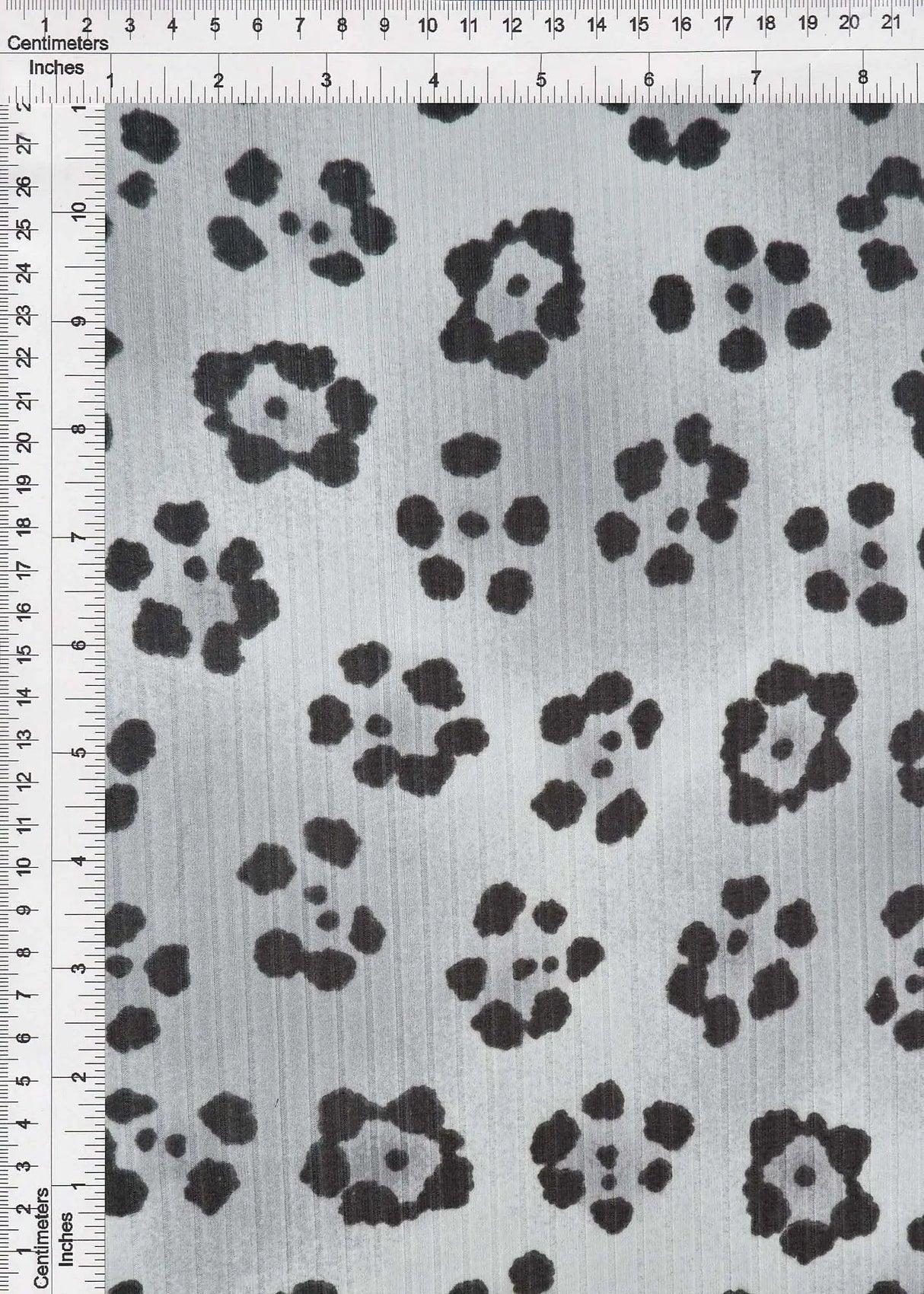 8x3 Yummy Rib Leopard Print Fabric, Stretch Knit Animal Design 58/60" Wide