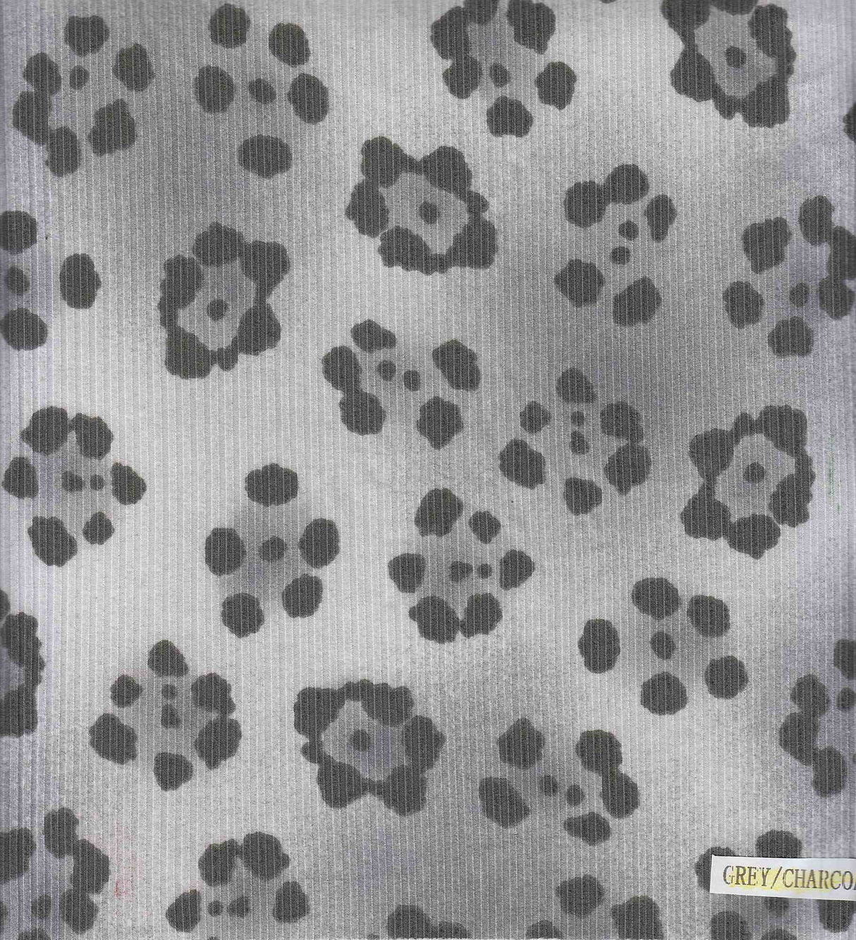 1 Yard Leopard Animal 8X3 Yummy Rib Knit Fabric Soft Stretch 58/60" Wide