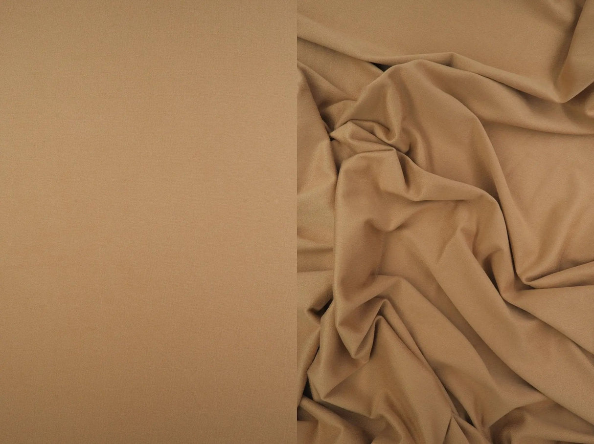 1 Yard DTY Brushed Solid Knit Fabric, 58/60'' Wide Polyester Spandex Blend