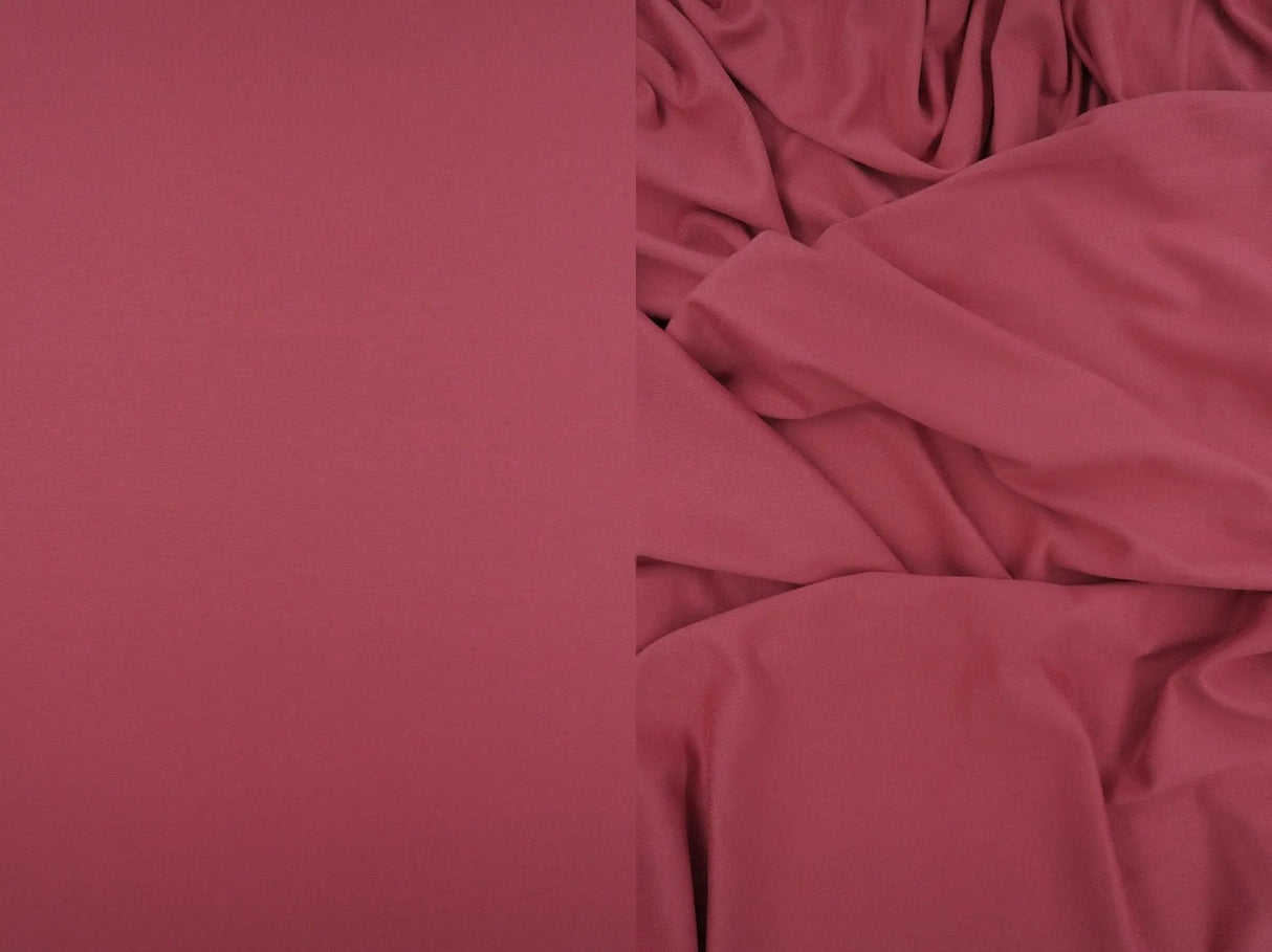 1 Yard Solid DTY Brushed Knit Fabric, 58/60'' Wide Polyester Spandex Blend