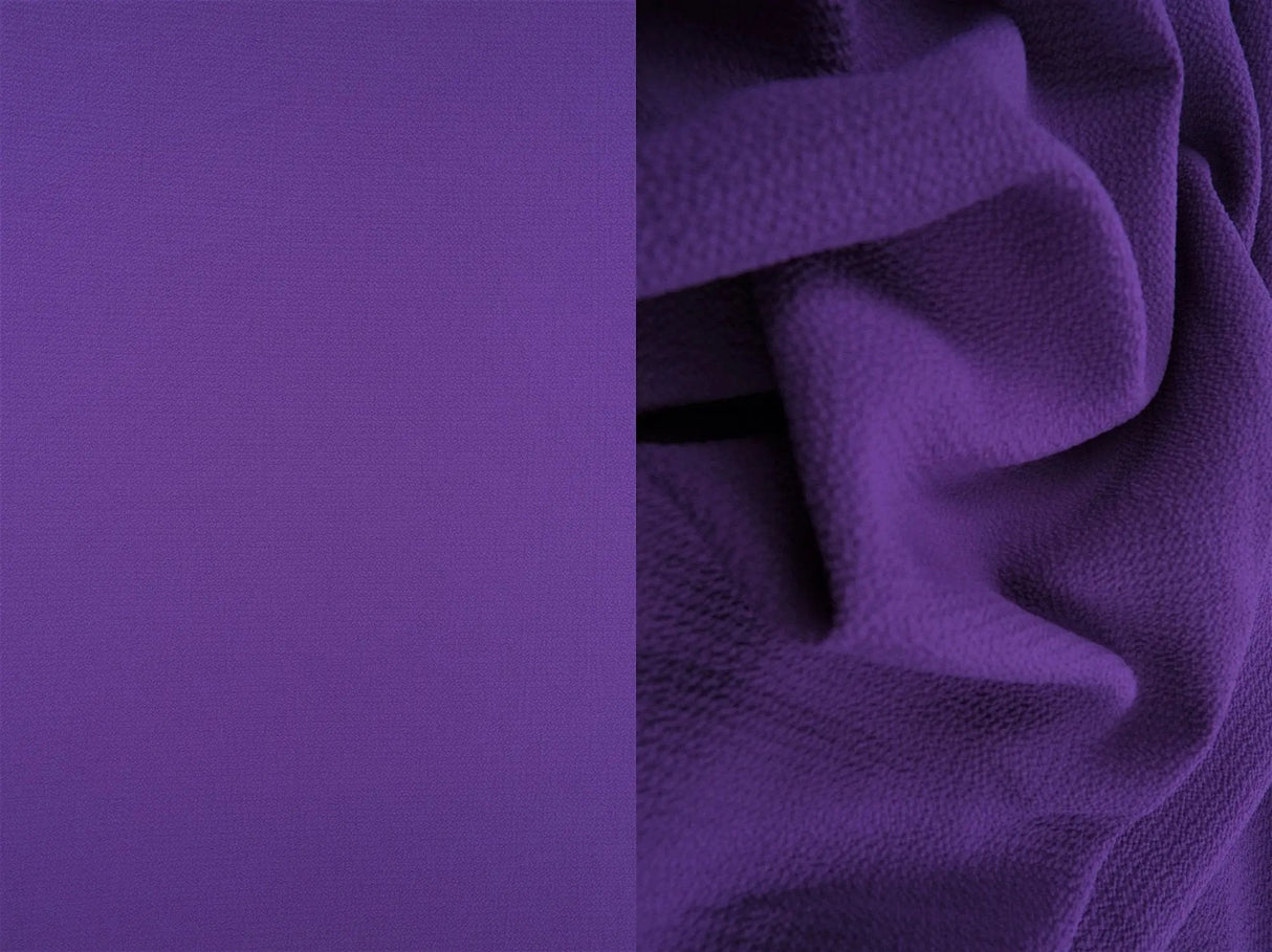 1 Yard Solid Ghost Crepe Stretch Woven Fabric for Upholstery Drapery 57/58"