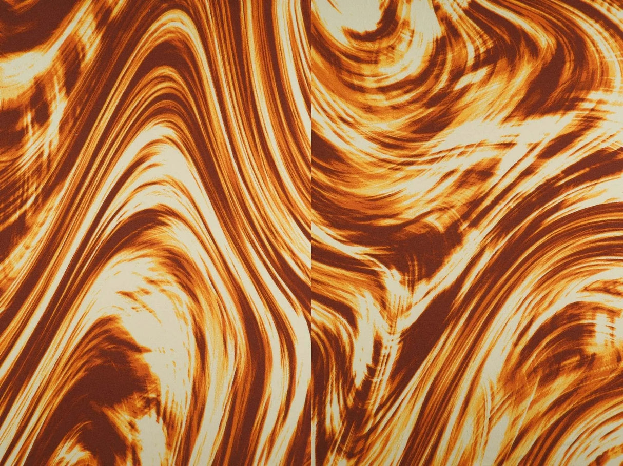 1 Yard Marble Print DTY Knit Fabric Soft Stretch 58/60 Inches Wide