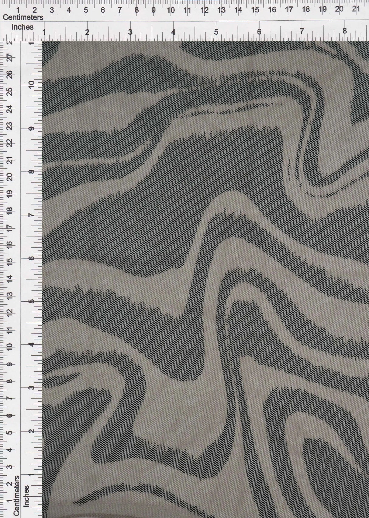 1 Yard Geometric Mesh Fabric 1 Yard Lightweight Stretch Sheer Print 54" Wide