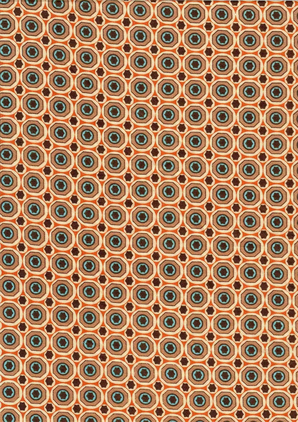 Bold Geometric Brushed DTY Knit Fabric Soft Stretch 58/60" Wide