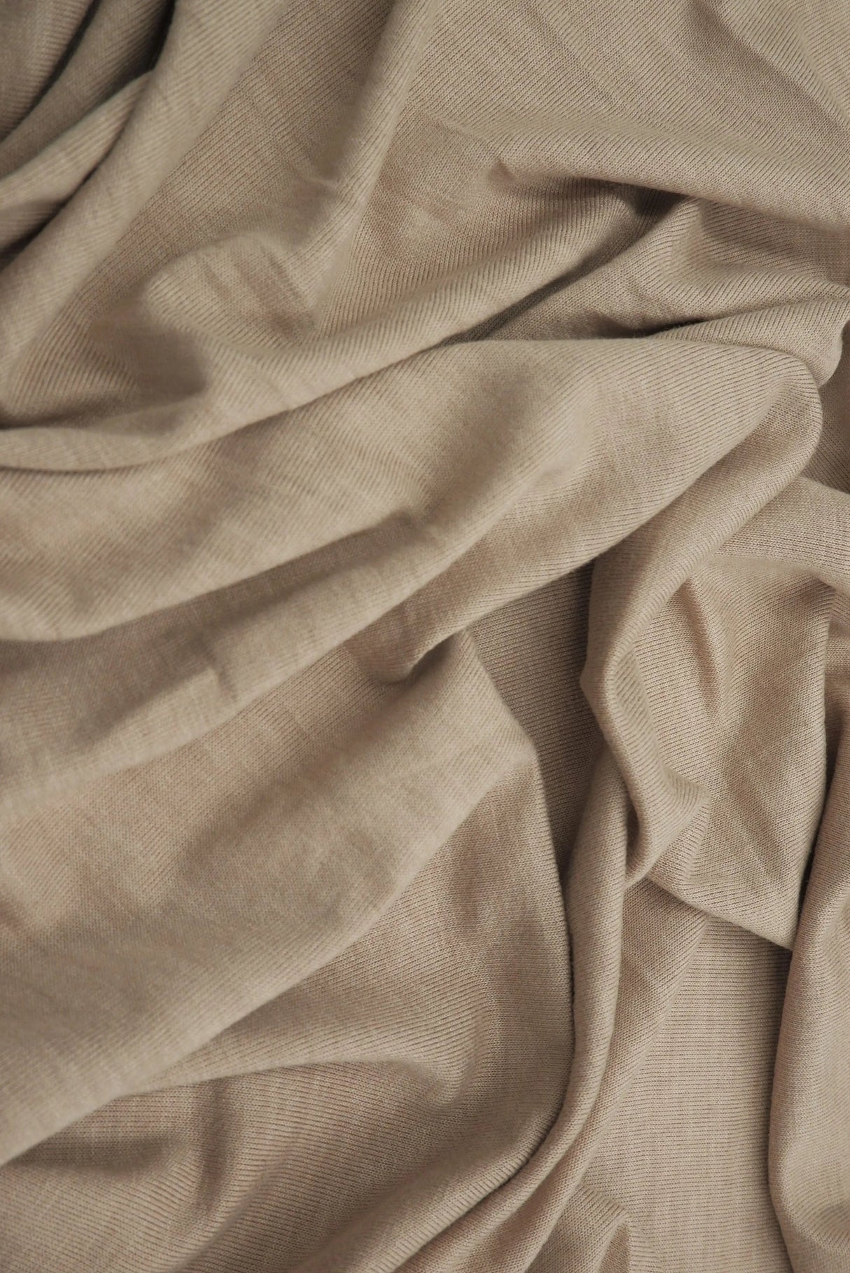 1 Yard Vortex Washed Jersey Solid Fabric, 58/60'' Wide Rayon Spandex Blend