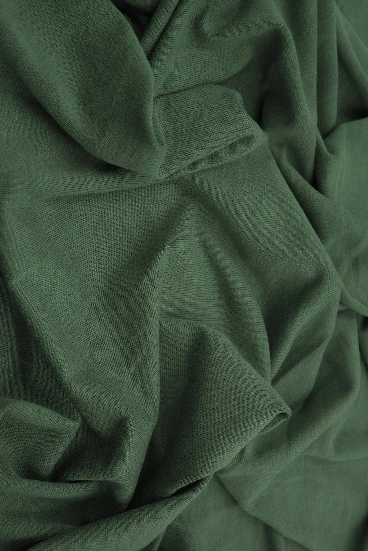 1 Yard Vortex Washed Jersey Solid Fabric, 58/60'' Wide Rayon Spandex Blend