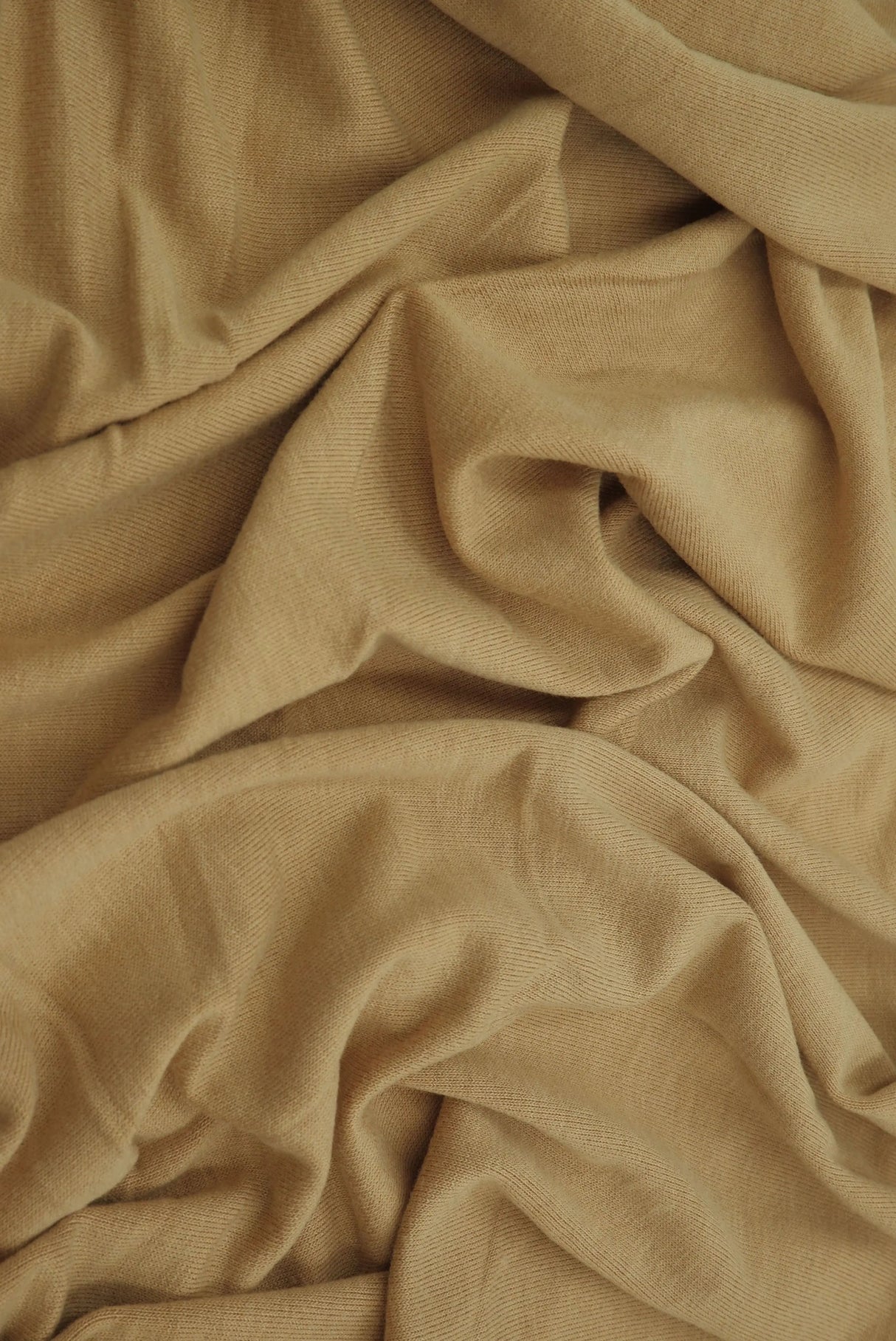 1 Yard Vortex Washed Jersey Solid Fabric, 58/60'' Wide Rayon Spandex Blend