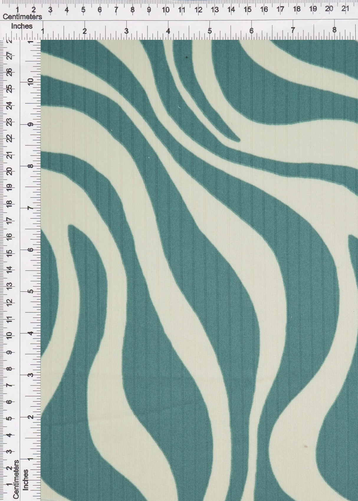 8x3 Yummy Rib Abstract Zebra Knit Stretch Fabric, Soft & Lightweight 58/60" Wide