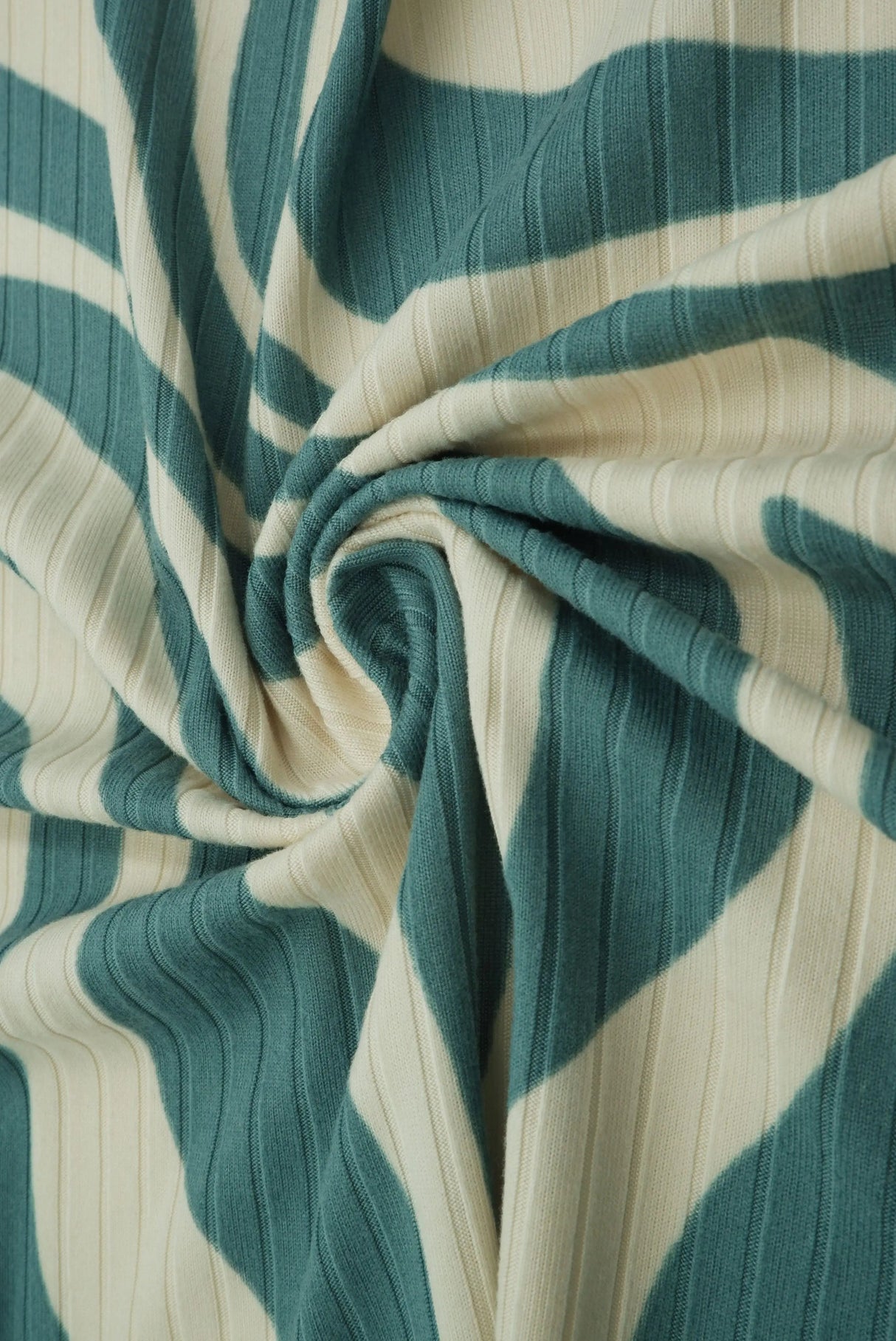 8x3 Yummy Rib Abstract Zebra Knit Stretch Fabric, Soft & Lightweight 58/60" Wide