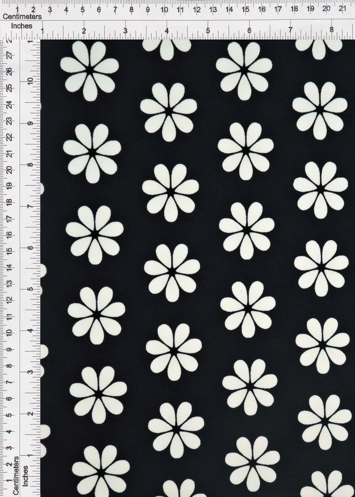 1 Yard Floral DTY Brushed Knit Fabric Soft Stretch 58 Inches Wide